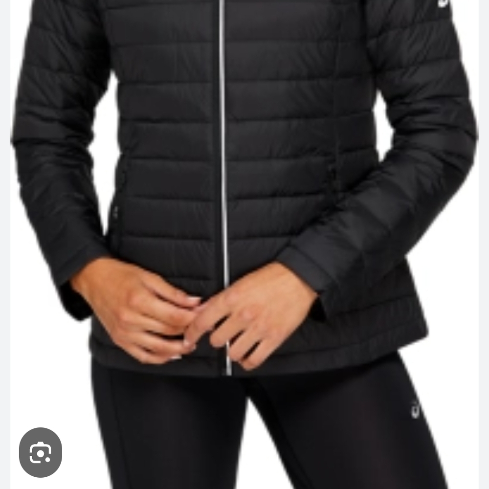 Asics Women's Black Puffer Jacket